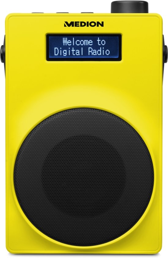 MEDIONÂ® LIFE E66880 Draagbare DAB+ Radio (geel)