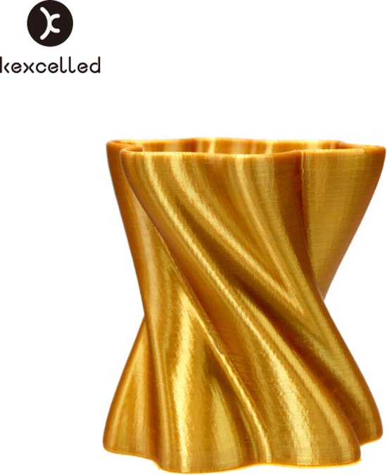 kexcelled-PLAsilk-1.75mm-goud/gold-500g*5=2500g(2.5kg)-3d printing filament
