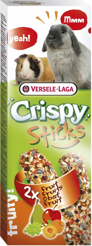 Versele-Laga Crispy Sticks Konijn&Cavia Fruit