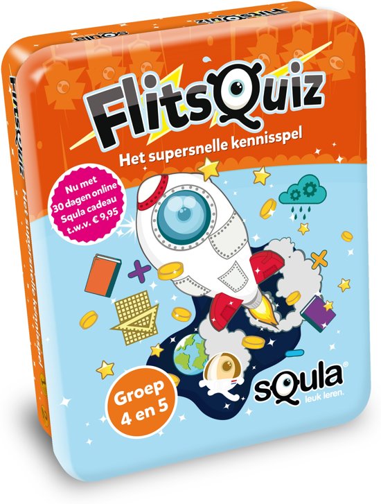 Afbeelding van het spel Squla flitsquiz groep 4 5 - Kaartspel