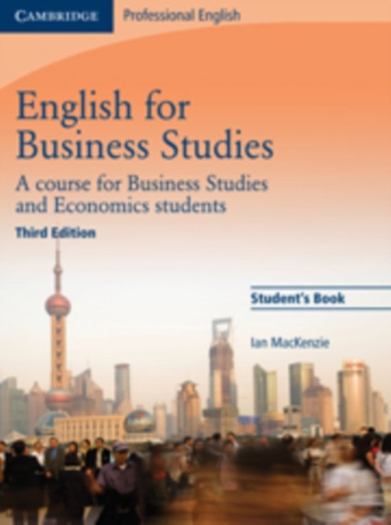 English for Business Studies Student&apos;s Book