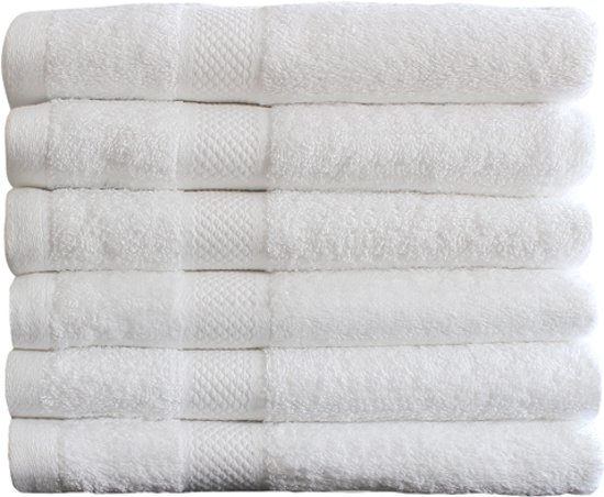 Katoenen Handdoeken Van Hotelkwaliteit – 3 Pack – 70 x 140 cm – Wit