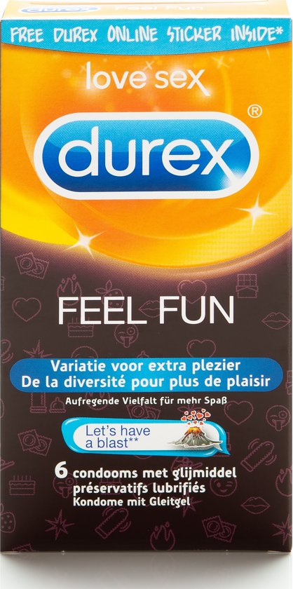 Durex Emoji Feel Fun - 6 stuks