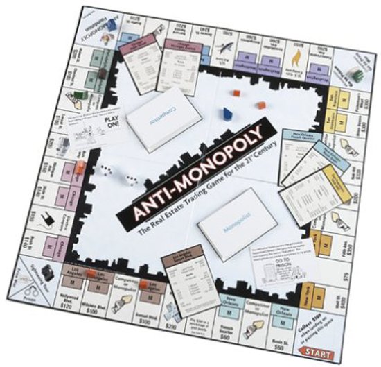 Thumbnail van een extra afbeelding van het spel Anti Monopoly  - Bordspel
