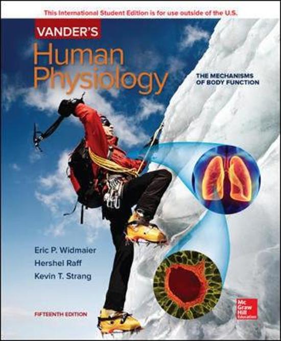 Samenvatting 'Vander's Human Physiology' (h7: Zintuigen)