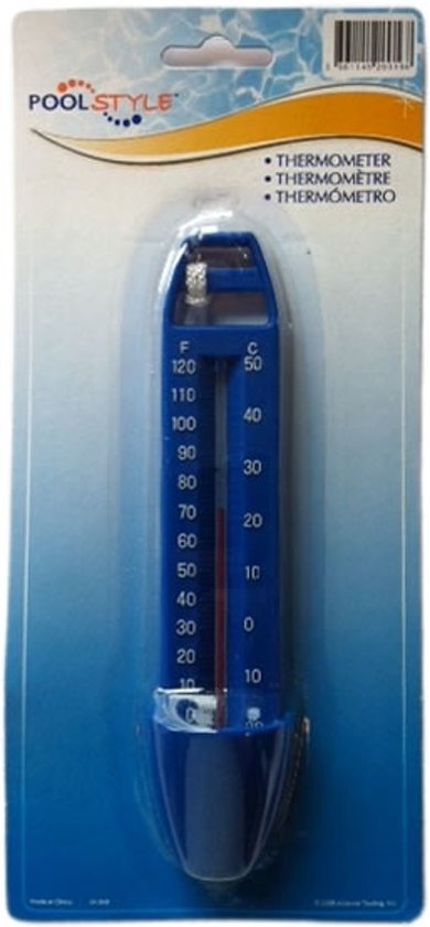 Thermometer blauw