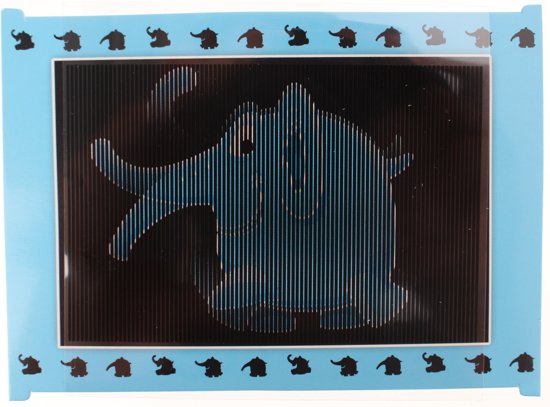 Afbeelding van het spel Toi-toys Magische Bewegende Kaart Olifant Blauw