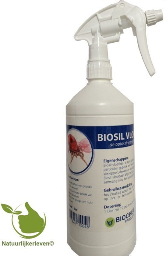 Biosil 1000 ml. omgevingspray tegen bloedluis