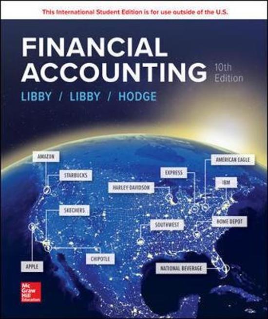 Test Bank for Financial Accounting 11th Edition Robert Libby, Patricia Libby, Frank Hodge
