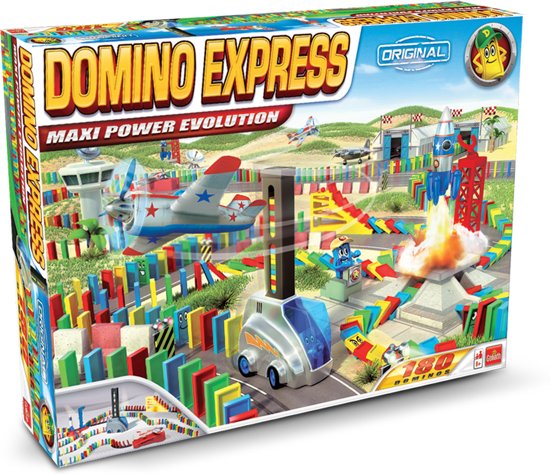 Afbeelding van het spel Domino Express Maxi Power Evolution - Gezelschapsspel