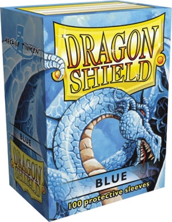 Afbeelding van het spel Dragon Shield Standard Sleeves - Blue (100 Sleeves)