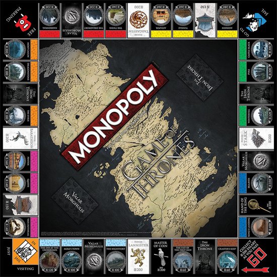 Thumbnail van een extra afbeelding van het spel Monopoly Game of Thrones - Bordspel - Engelstalig