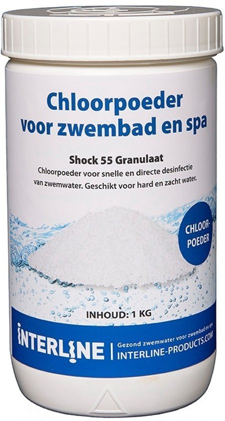 Interline Zwembad Interline chloorgranulaat - 1 kg shock
