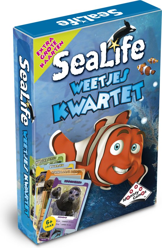 Afbeelding van het spel Sealife Weetjes kwartet - Kaartspel