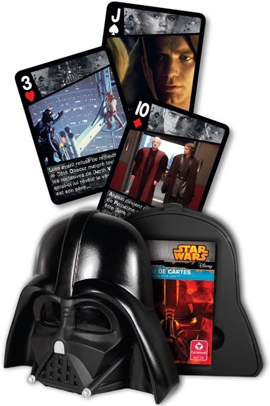 Thumbnail van een extra afbeelding van het spel Star Wars - Speelkaarten - The Story of Darth Vader - Darth Vader Helmet