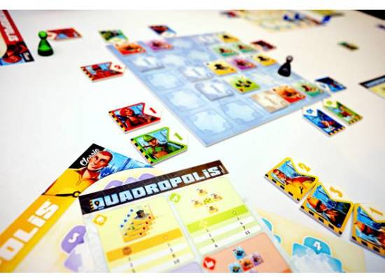 Thumbnail van een extra afbeelding van het spel Quadropolis - Bordspel