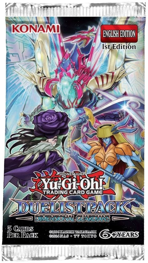 Afbeelding van het spel Yu-Gi-Oh! 3 Booster Pakjes Dimensional Guardians