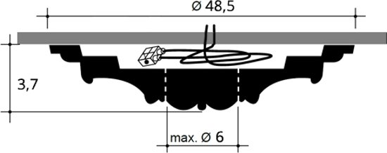 Rozet Origineel Orac Decor R09 Luxxus Plafond Decoratie 48 Cm Diameter