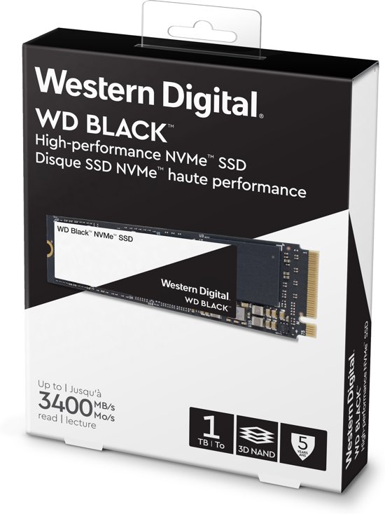WD Black 3D NAND SSD 1TB M.2