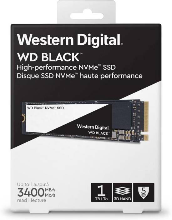 WD Black 3D NAND SSD 1TB M.2