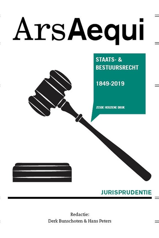 Jurisprudentie Staatsrecht I en II 2019-2020 Radboud Universiteit