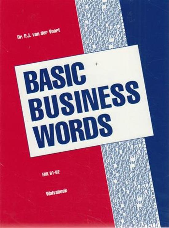 basic business words vertaling hoofdstuk 1 t/m 88