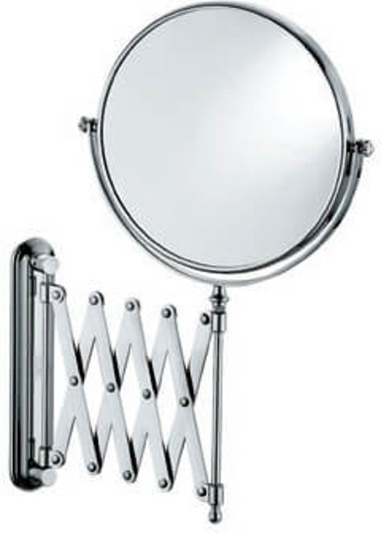 Foto van Scheerspiegel /schaar spiegel / make-up / wandspiegel 3x vergrotend