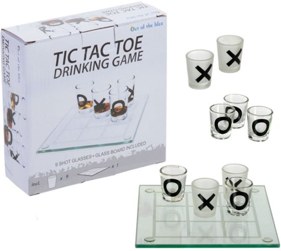 Afbeelding van het spel Tic Tac Toe drinkspel