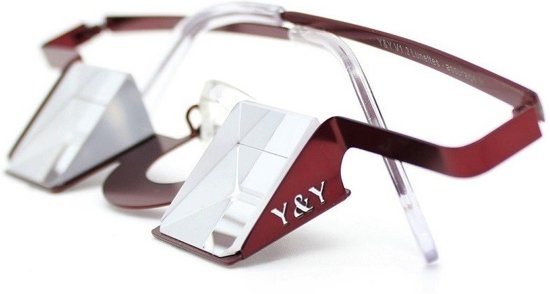 Y&Y Vertical Belay Glasses Colorful Zekerbril Rood