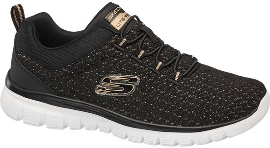 zwart sketchers for dames where can i 