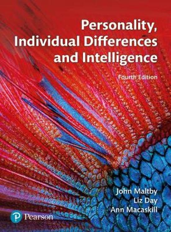 Personality&comma; Individual Differences and Intelligence