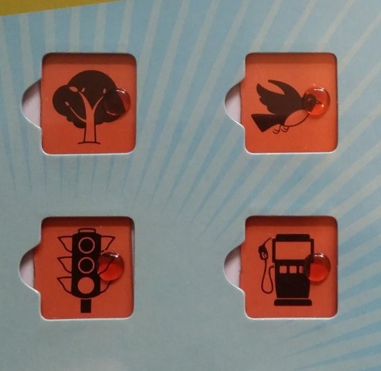 Thumbnail van een extra afbeelding van het spel Autobingo reisspel voor kinderen - Travel Bingo - Set van 2 auto bingokaarten