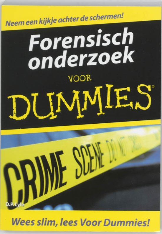 Cover of "Forensisch Onderzoek voor Dummies"