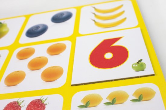 Thumbnail van een extra afbeelding van het spel Fruits & Numbers Lotto - Kinderspel