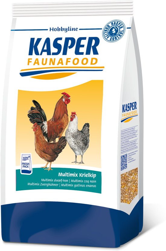 Kasper Faunafood Hobbyline Multimix Krielkip - Kippenvoer - 4 kg