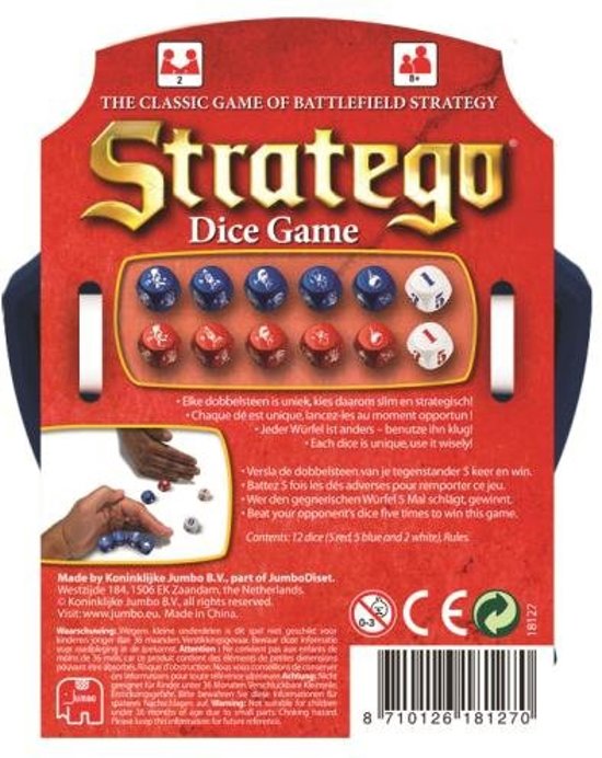 Thumbnail van een extra afbeelding van het spel Stratego - Dobbelspel
