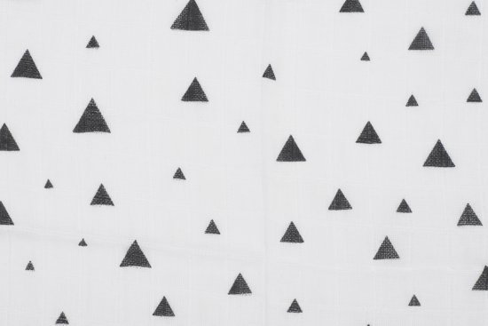 Jollein Indians - hydrofiel multidoek (115 x 115 cm) - black & white - 3 stuks