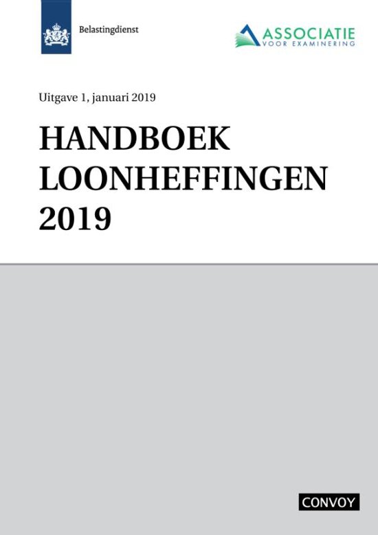 Handboek Loonheffingen 2019