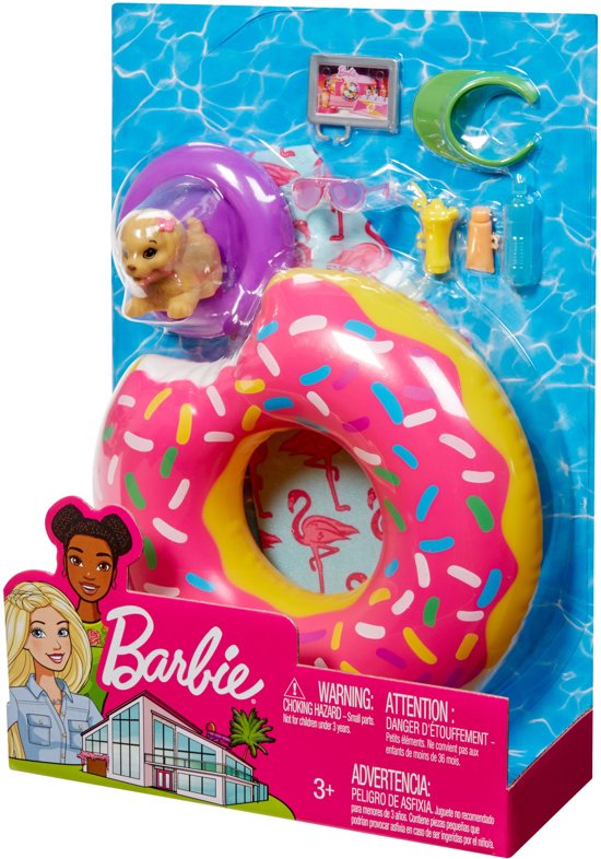 Barbie Drijvende Donut - Barbie Meubels & Accessoires