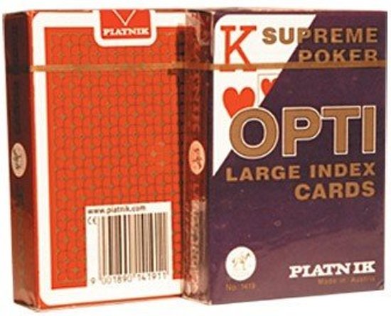Afbeelding van het spel Piatnik Opti Supreme Poker Jumbo Index