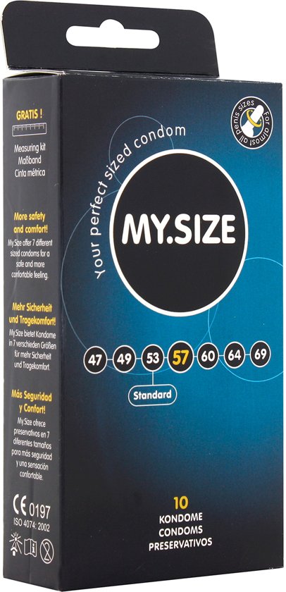 MY.SIZE 57 mm Condooms 10 stuks