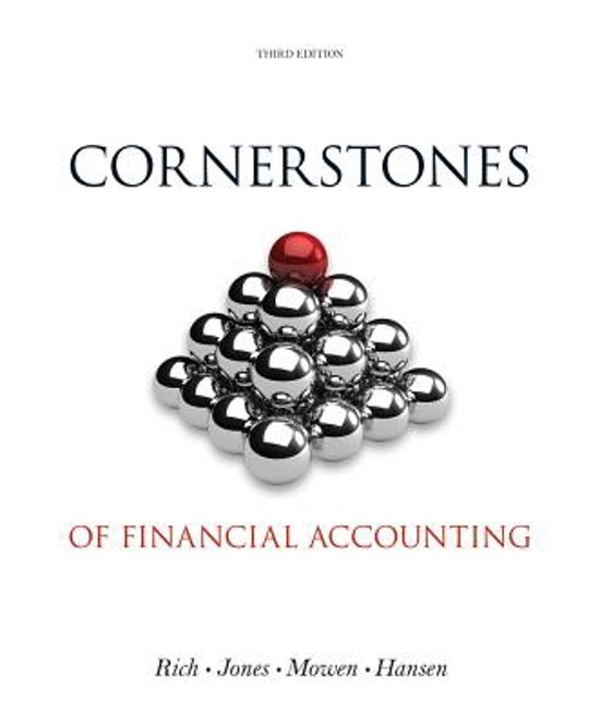 Cornerstones of Financial Accounting (with 2011 Annual Reports