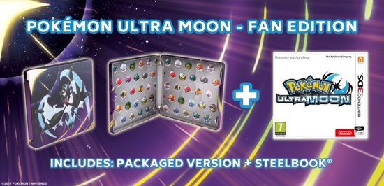 Pokemon Ultra Moon Steelcase Edition 3DS