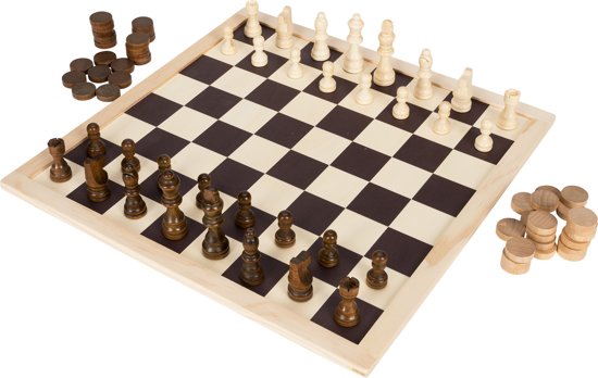 Afbeelding van het spel Chess and Checkerset WD 73pc