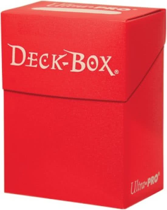 Afbeelding van het spel Deckbox Solid Red C30