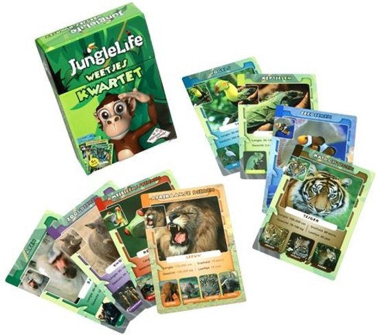 Afbeelding van het spel Identity Games Jungle Life Weetjes Kwartet