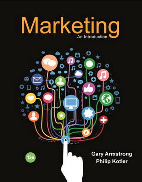 Test bank for Marketing - An Introduction, 12th Edition - Kotler.