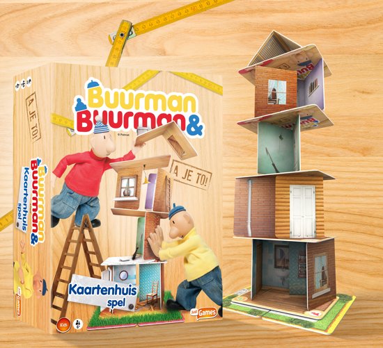 Thumbnail van een extra afbeelding van het spel Buurman & Buurman - Kaartenhuisspel