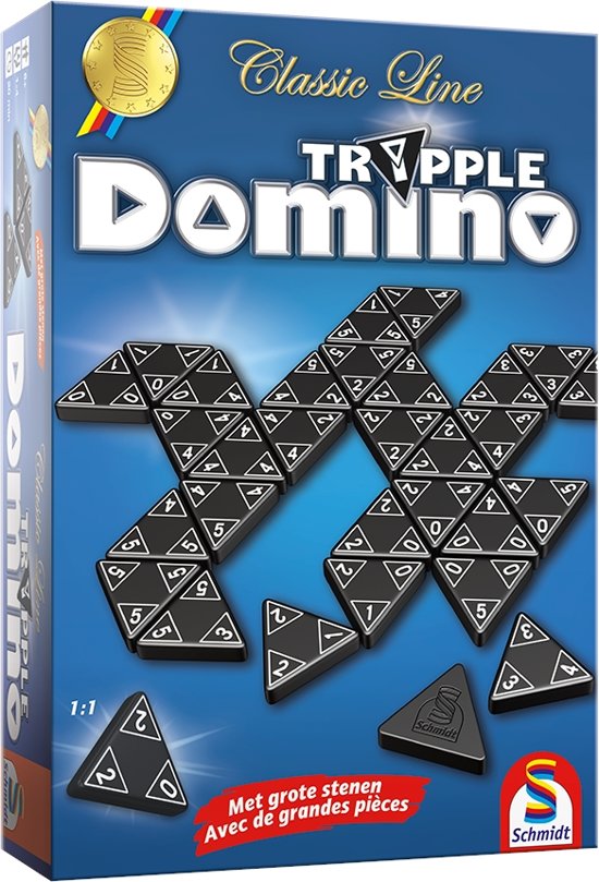 Afbeelding van het spel Classic Line Tripple Domino NL/FR Bordspel