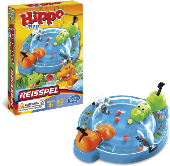 Thumbnail van een extra afbeelding van het spel Hippo Hap - Reisspel